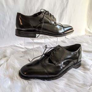 Florsheim Black Leather Dress Shoes 11